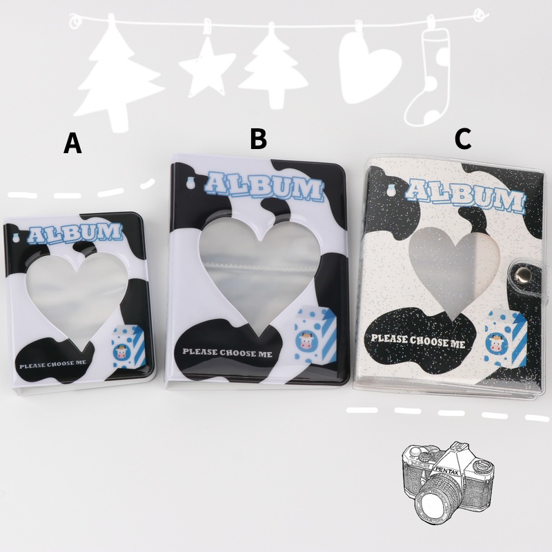 Album Foto Susu Sapi MINI 3inch Album Photocards Tempat Koleksi Kartu Lomo