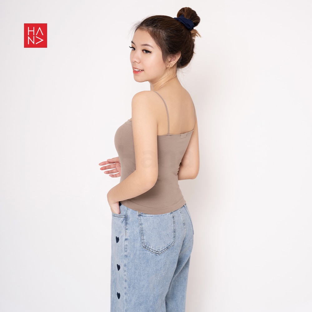 HanaFashion JKT - Kyra Square Tengtop With Bra Cup Wanita Tank Top - TT298