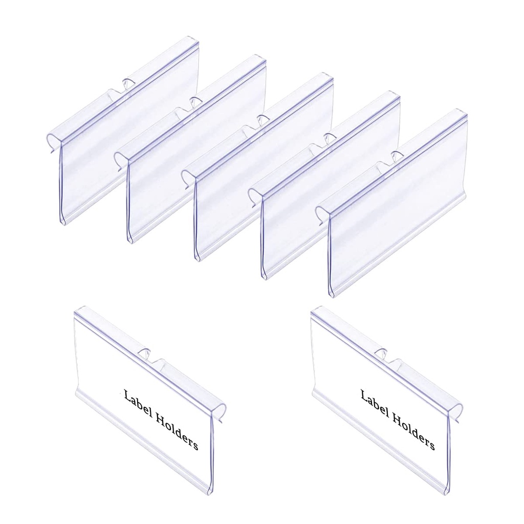 30pcs Label Harga Mika Price Tag Holder PVC Price Tag Card Price Tag Holder Minimarket Price Tag Label Holder