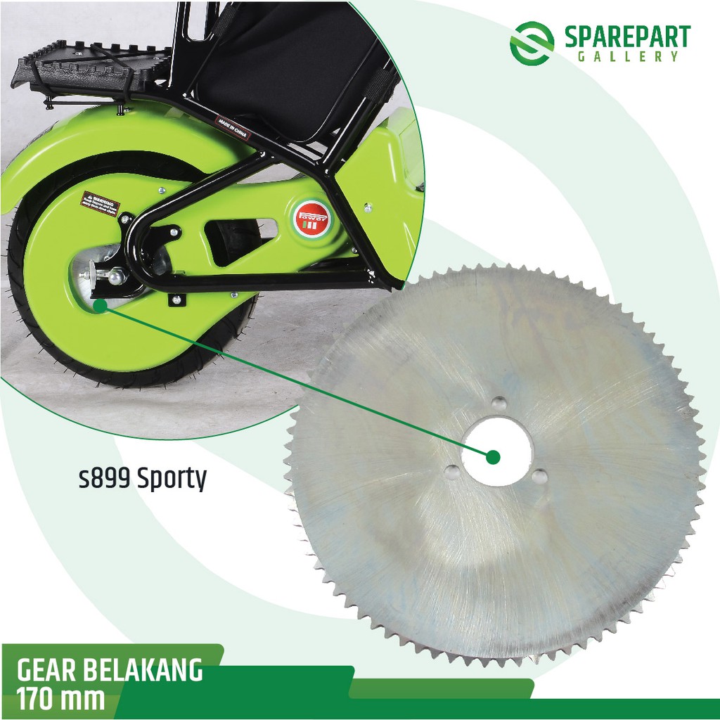 Gear Belakang skuter sporty S899 Mr.Jackie