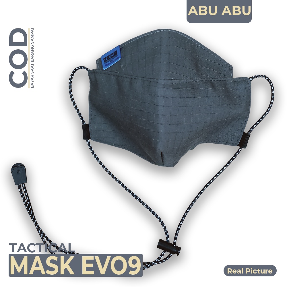 BEYE_ID - Masker Kain Earloop EVO9 3ply untuk Pria atau Wanita Bisa Di Cuci Kembali