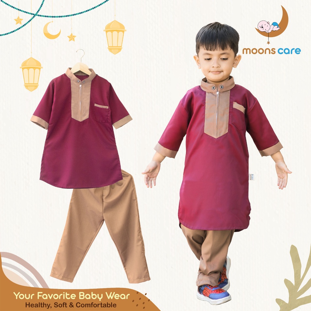 SETELAN BAJU KOKO ANAK LAKI MUSLIM TURKI USIA 1-10 TAHUN GAMIS ANAK COWOK Koko Turki