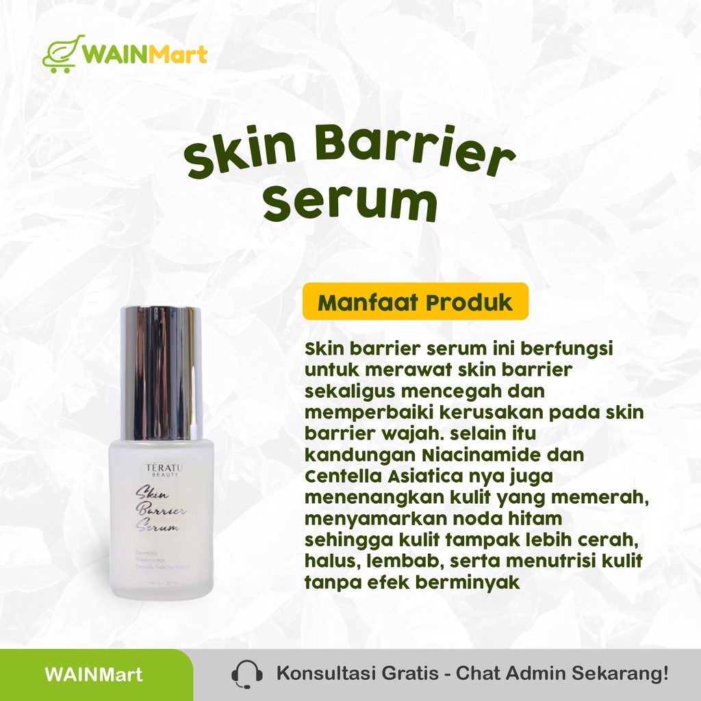 Teratu Beauty Skin Barrier Serum 30 mL Cerahkan Kulit Samarkan Dark Spot Skincare Noda Hitam