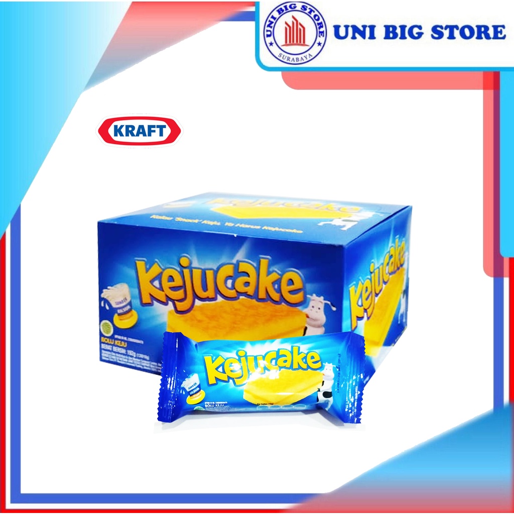 

Kraft Keju Cake Kue Bolu Cheese 16 gr 12 pcs BOX