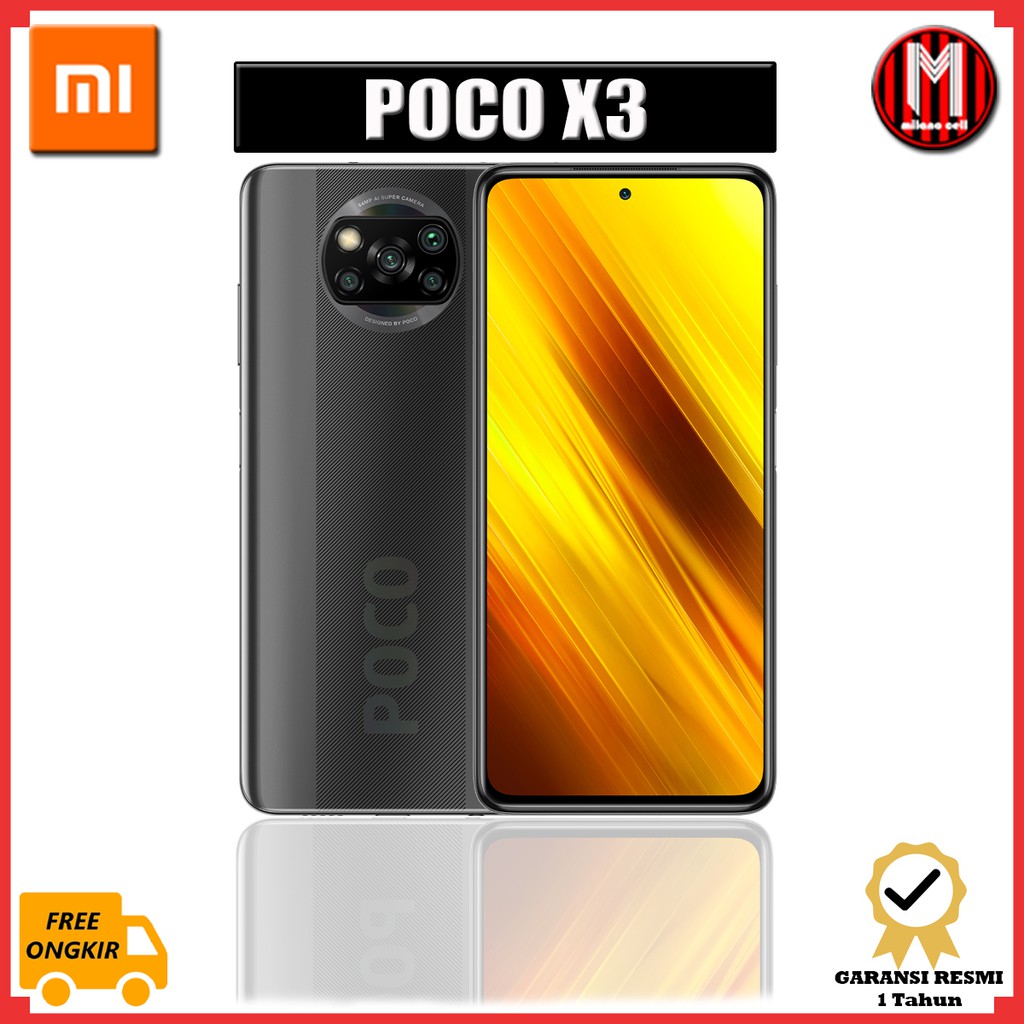 Xiaomi Poco X3 NFC 6/64 dan 8/128 Snapdragon™ 732G Garansi Resmi TAM