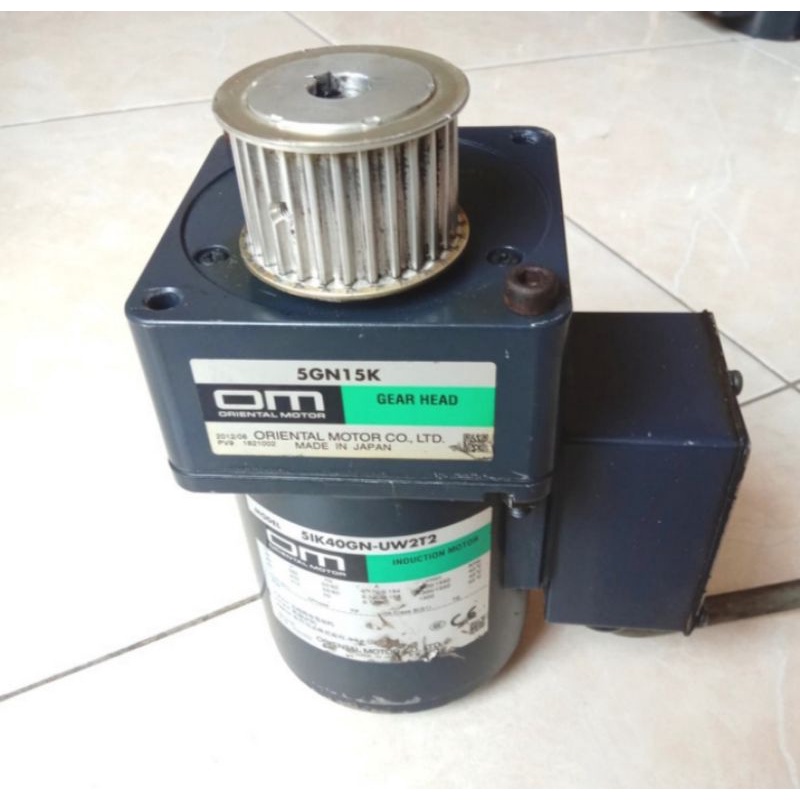 Ac Motor Gearbox Oriental 220V 25 - 40W Ratio 1 : 15