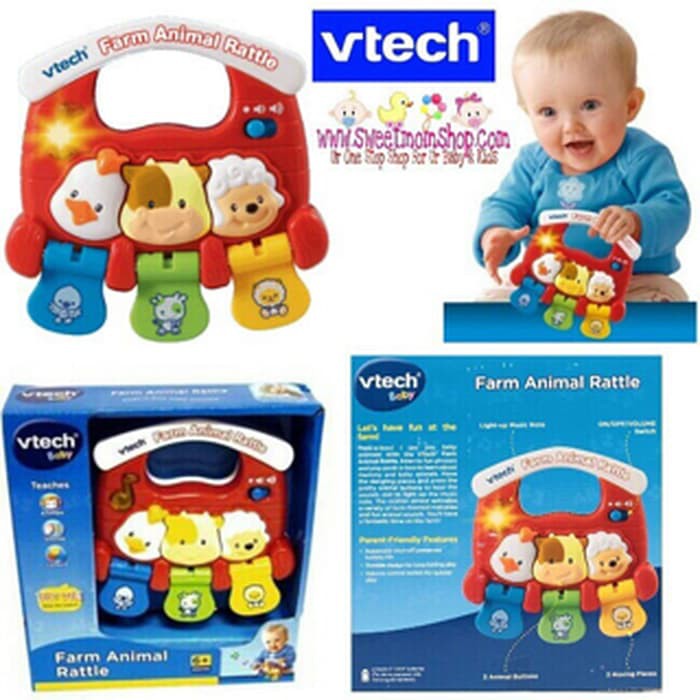 sweetmomshop Vtech Fun Animal Rattle