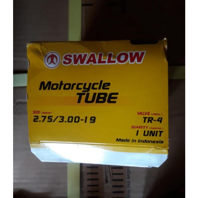 ban dalam 275/300-19 swallow 80/90 90/90 70/100 ring 19