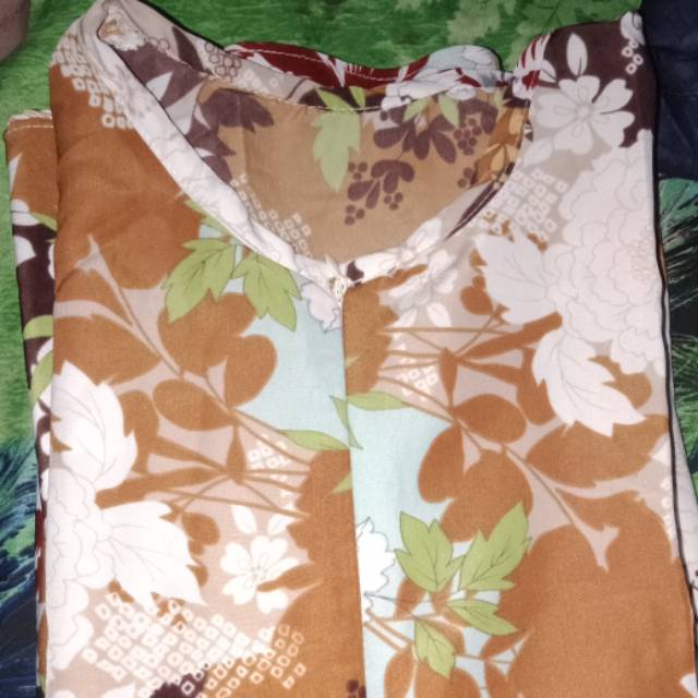 Gamis wolfis motif bunga 50rb