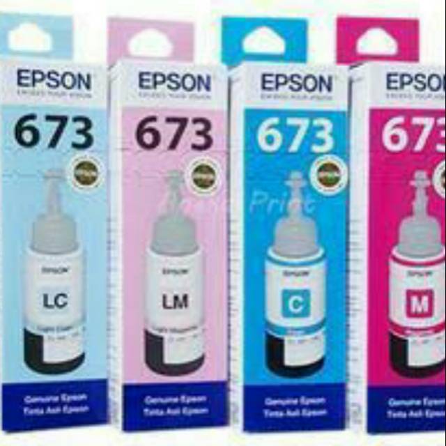 Tinta Epson 673 Black, Tinta Original Epson T673 Black