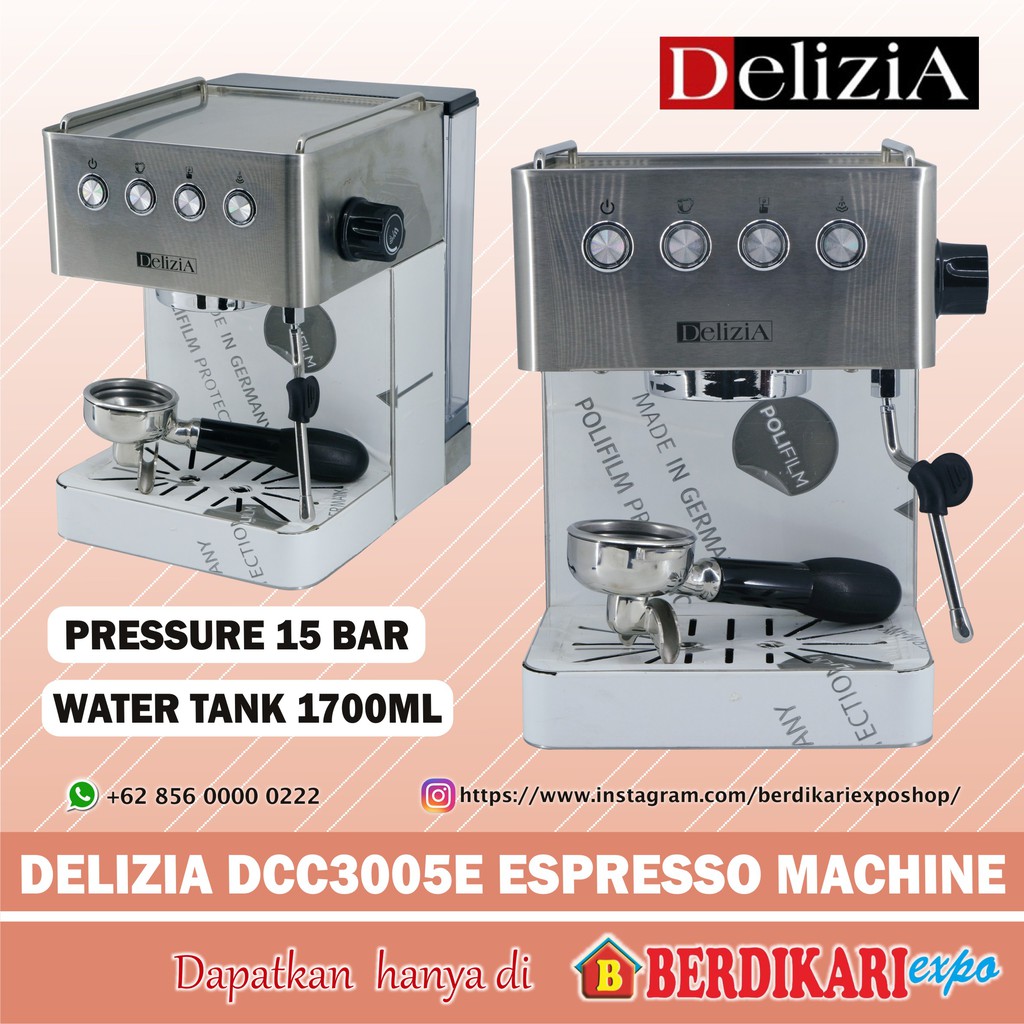 DELIZIA DCC3005E ESPRESSO MACHINE