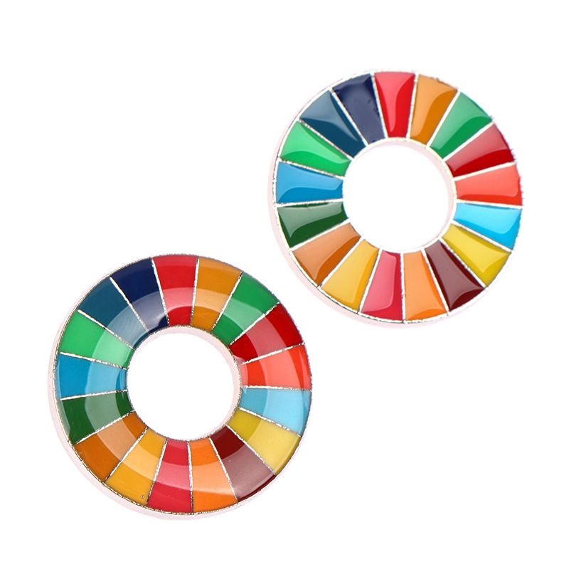 Bros Pin Lencana 17 Warna Sustainable Development Goals