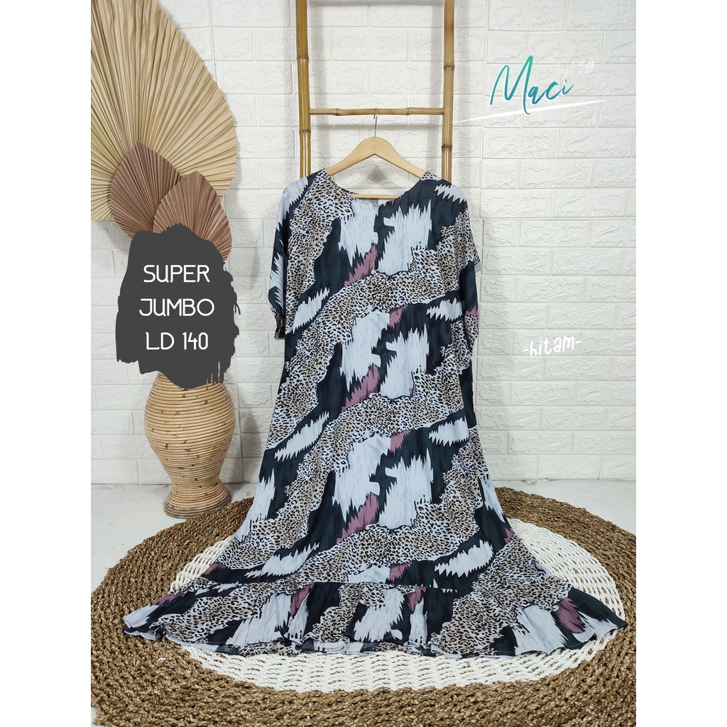 LD 140cm (40 Motif) Daster SUPER JUMBO dan Daster Kaftan LD 150cm Ruffle (Part 1) Daster Rempel JUMBO Daster Viral-Maci