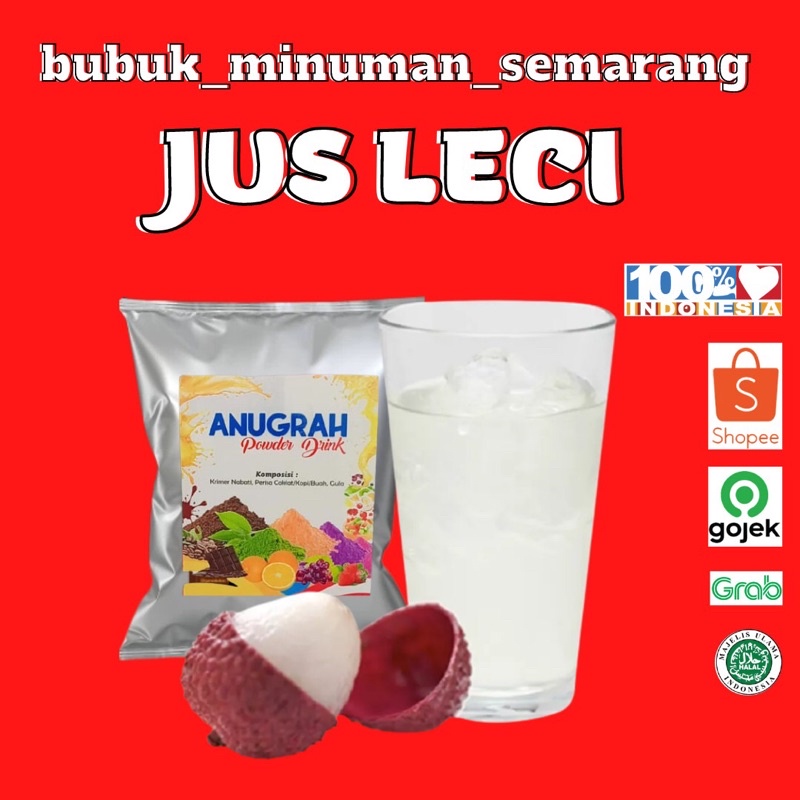 Bubuk Minuman Jus Lecy Lechy 500gr Lechy Powder