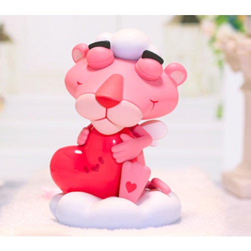 Pop Mart Pink Panther Expressing Love Heart to Heart