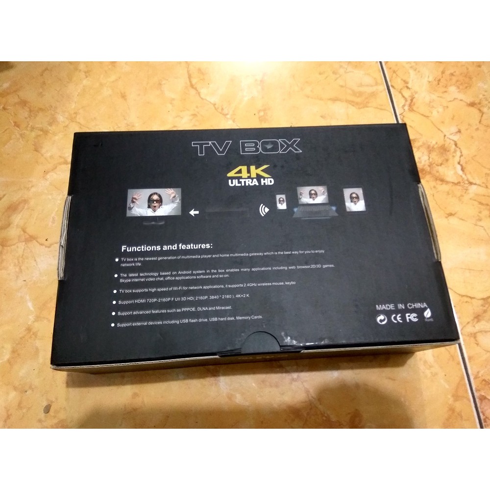 Mediatech smart TV BOX Android MXQ 4K wifi dan LAN TV Box