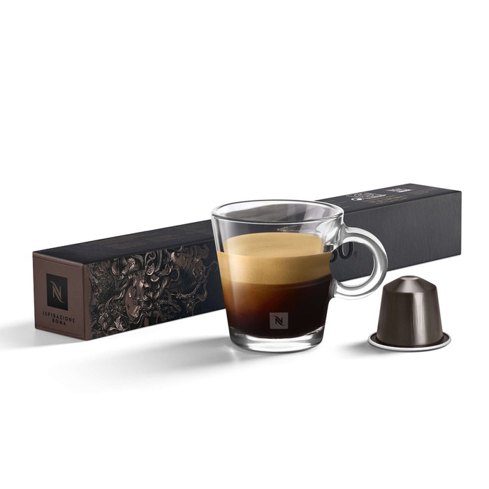 

DISKON - (BISA COD) Nespresso Roma Coffee Capsule / Kapsul Kopi - 10 capsules