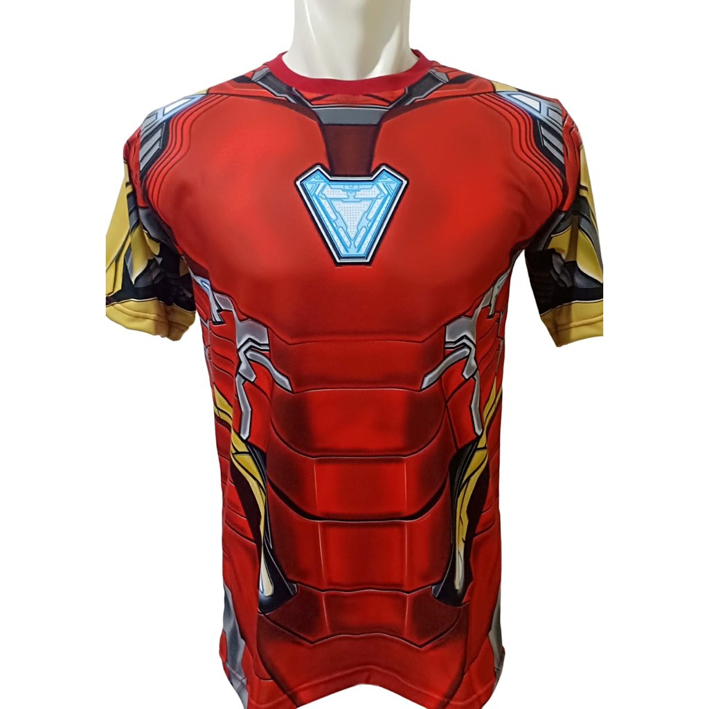 BAJU PRIA GYM KAOS IRON MAN ENDGAME MARK 85 AVENGERS