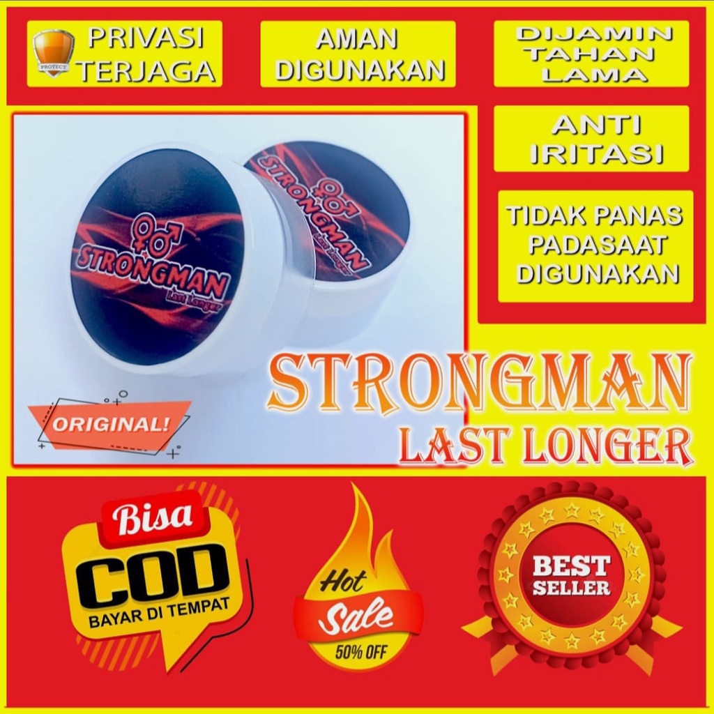 OBAT KUAT OLES PRIA TAHAN LAMA STRONGMAN ASLI ORIGINAL