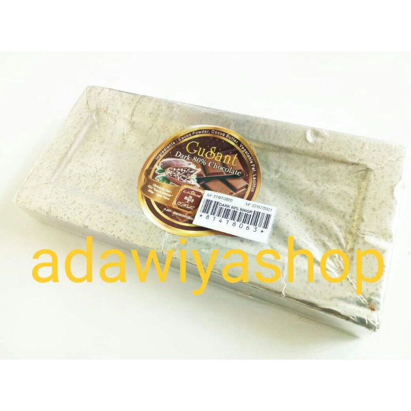 

Dark 80% Chocolate Block 500.g GuSant KC