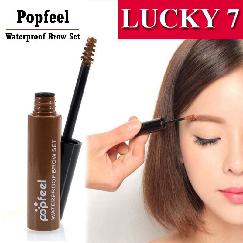 DE3 New Import Korea Popfeel Eyebrow Gel Maskara Pensil Alis Tahan Lama Anti Air Original 4