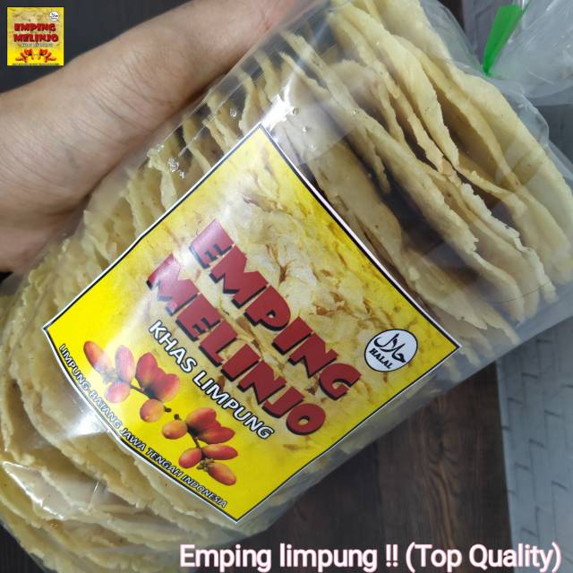 

EMPING MELINJO MANIS JUMBO MENTAH LEBAR 1/2KG