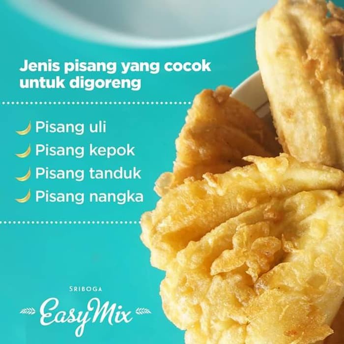 

TEPUNG SRIBOGA EASYMIX PISANG GORENG