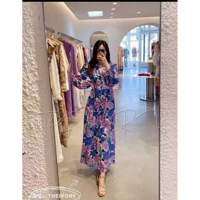 DRESS KOREA BAHAN SILK / GAMIS IMPORT BAHAN PREMIUM BUSUI