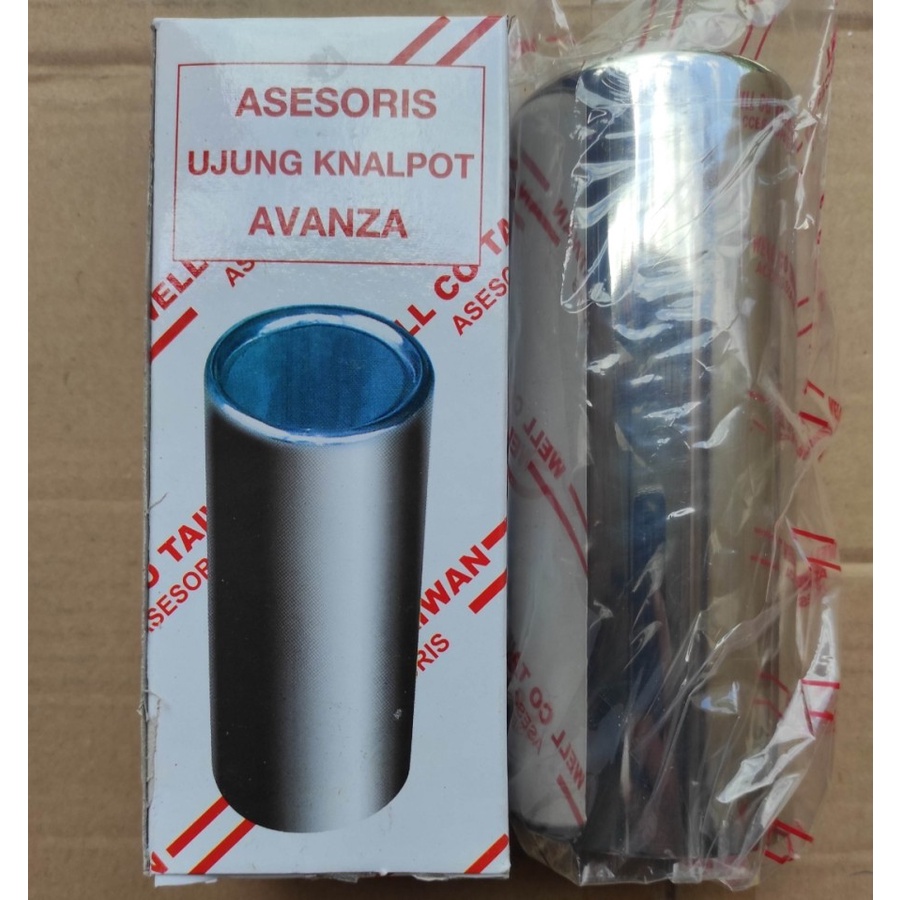 Mufler Buntut Knalpot Avanza / Xenia LURUS Ujung Knalpot High Quality