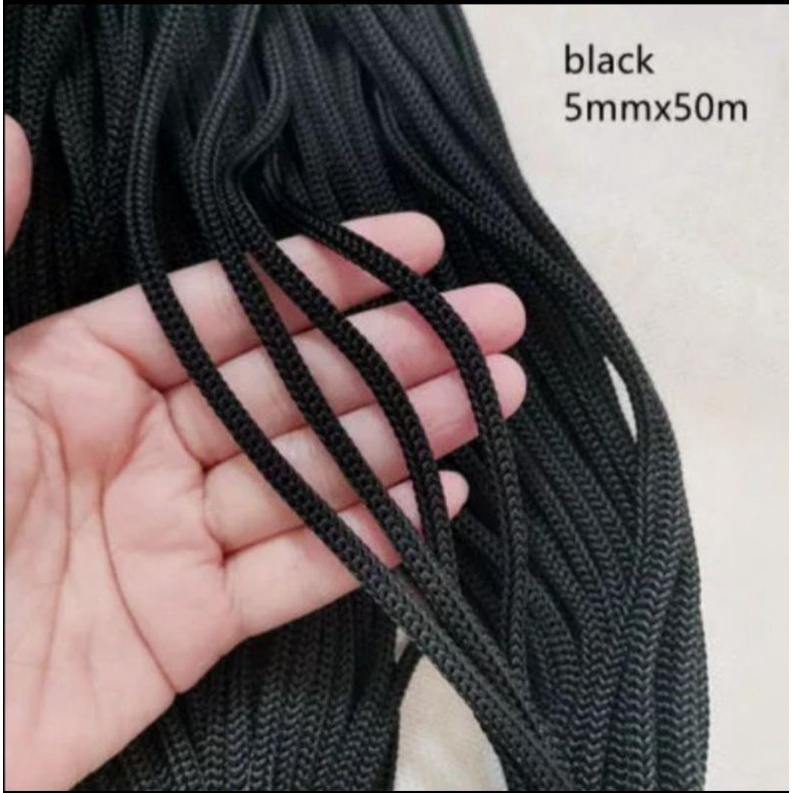 

tali kur hitam 5 mm.per meter