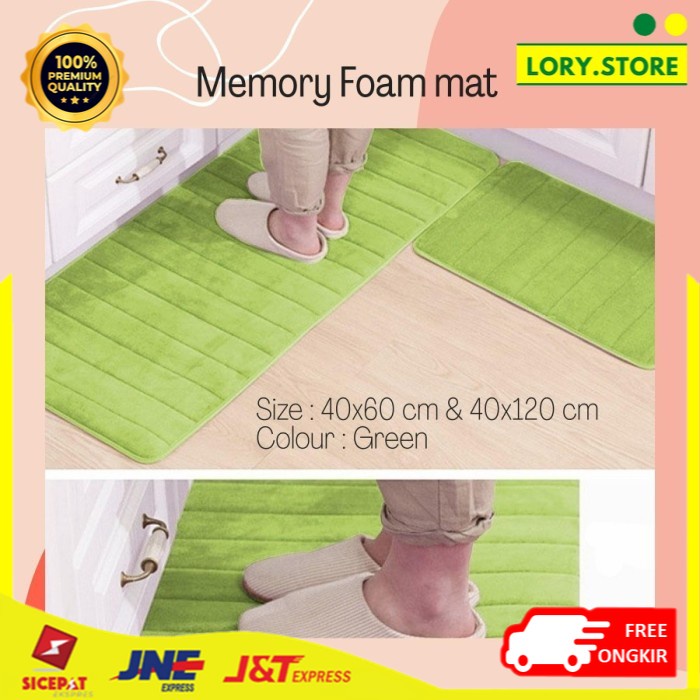 Jual Keset Kaki Kamar Mandi Dapur Pintu Kamar Mandi Invicta Anti Slip Meresap Tidak Licin Memory