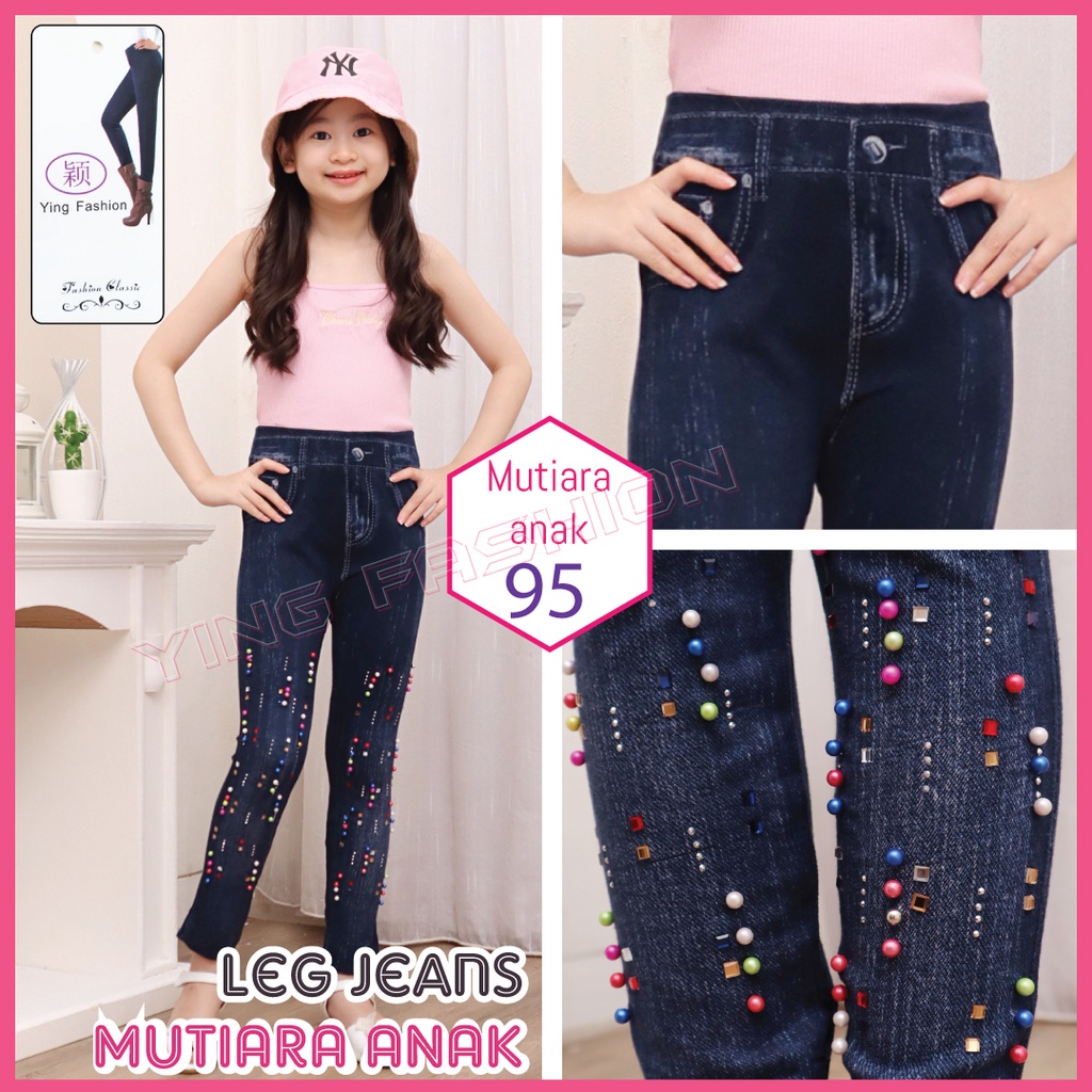 [Grosir Minim 6 pcs ] Legging Jeans Anak Import / legging jeans denim anak fashion / jeans denim panjang / legging jeans import / legging anak / legging anak cewek