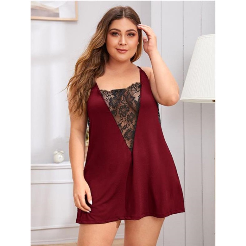 daster sexy bigsize / max ld 135cm / baju tidur sexy jumbo / lingerie sexy high qualite - 7574