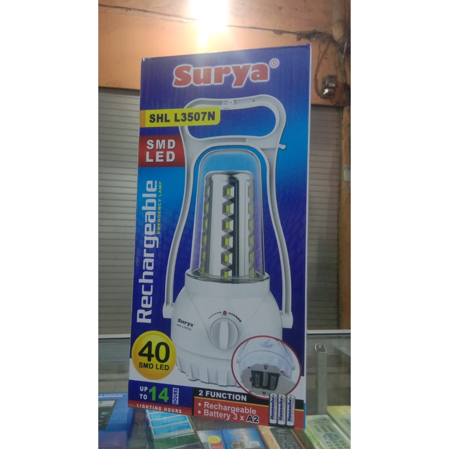 Lampu Emergency Surya SHL L3507N - 2 Fungsi