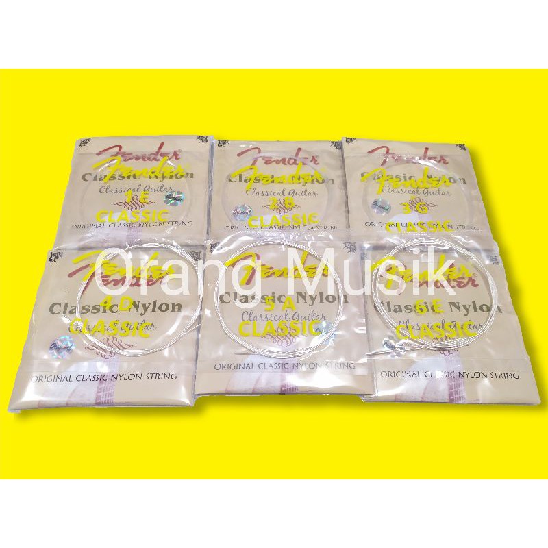 Senar Original Fender Classic Nylon - Senar Gitar Fender Nylon Original Import