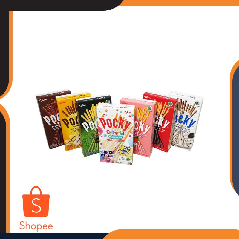 

Terbaru Glico Pocky Regular - Biskuit Stik Salut Coklat