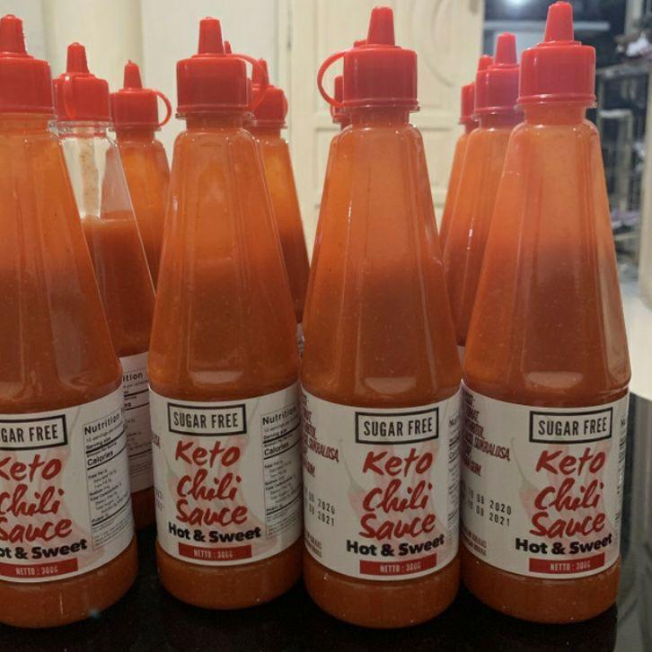 

[PRODUK 9CHAG] Keto Chili Sauce Hot & Sweet 300gr Sugar Free IMN