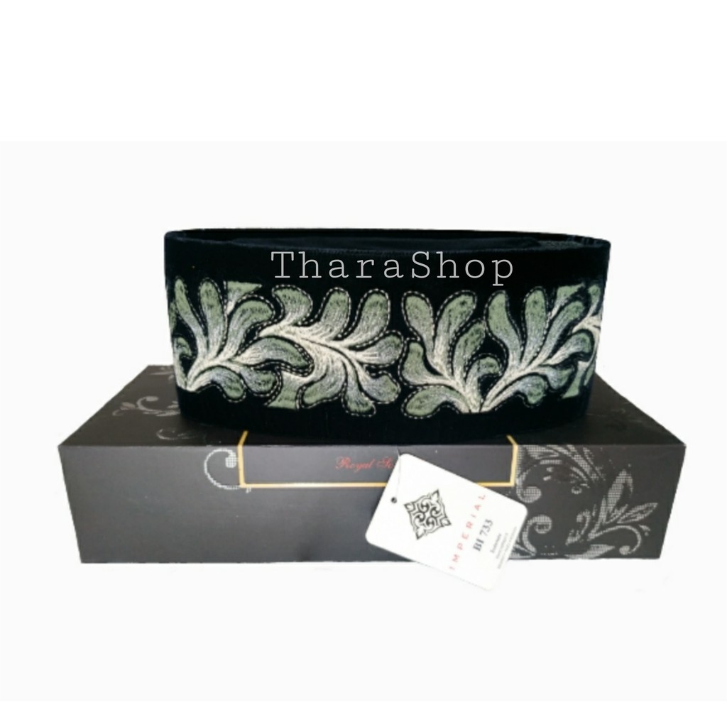 Royal Songkok Peci Sudemala IMPERIAL BORDIR SPECIAL AC Tinggi 9 cm KODE-BI733