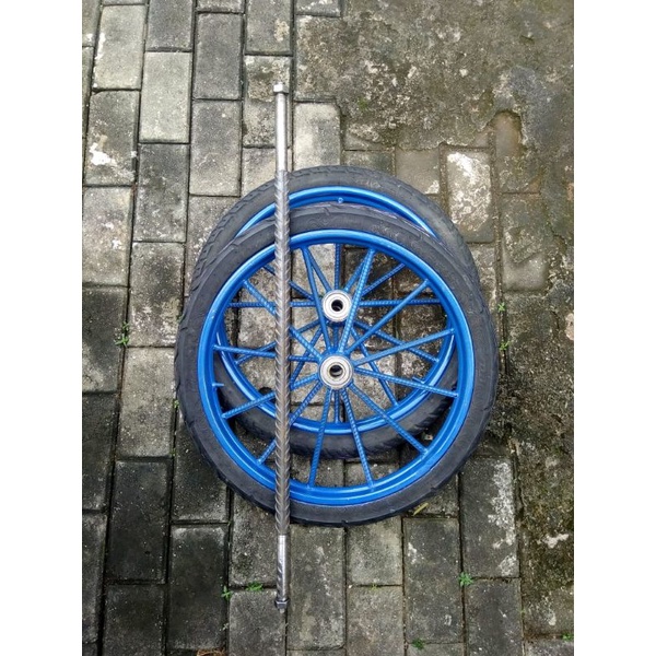 roda gerobak ring 17