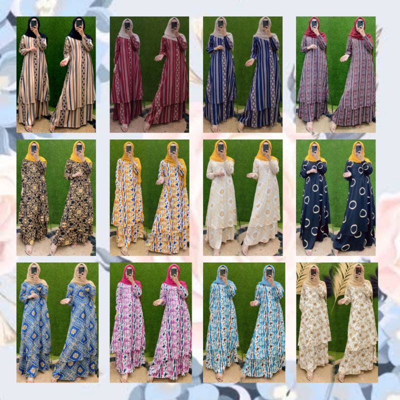 GAMIS MALAYSIA MOTIF BUSUI FRIENDLY