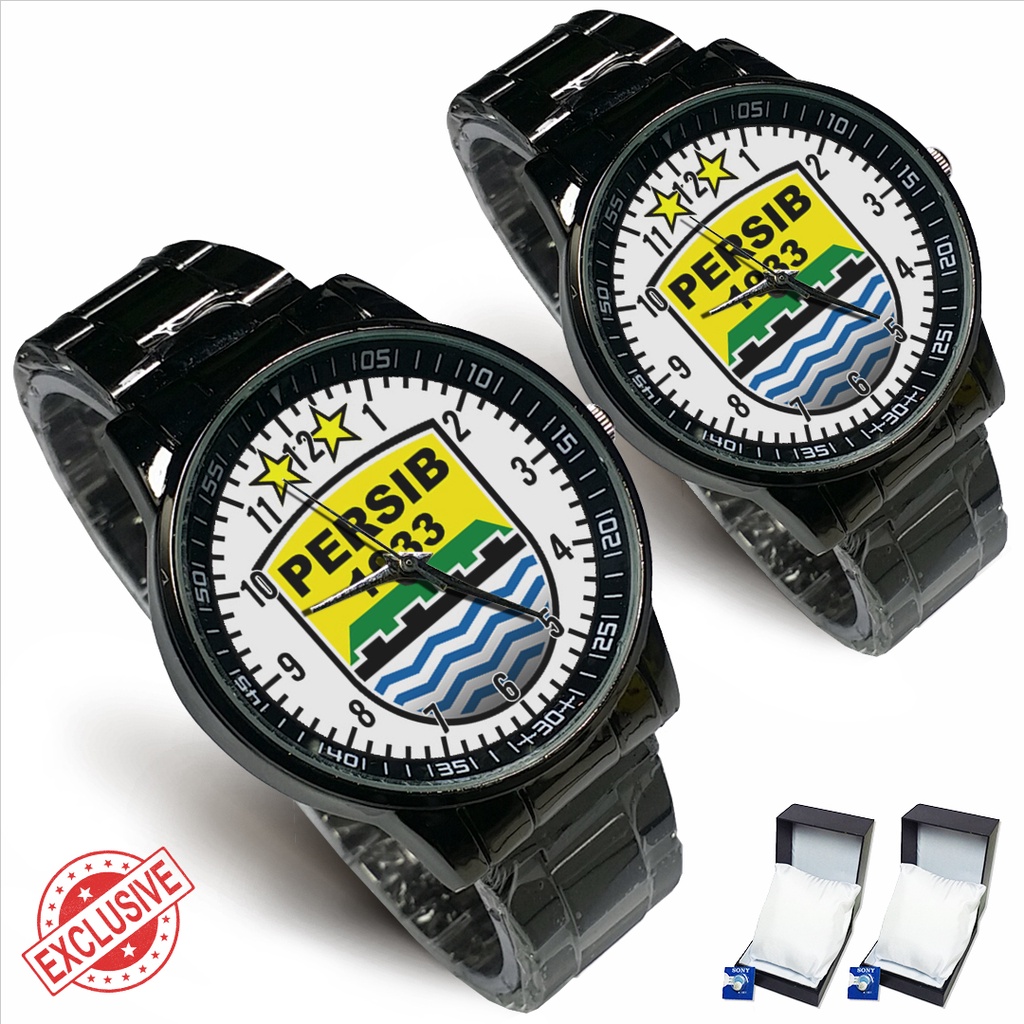 Jam Tangan Rantai Couple PERSIB BANDUNG - 01 (Awesome)