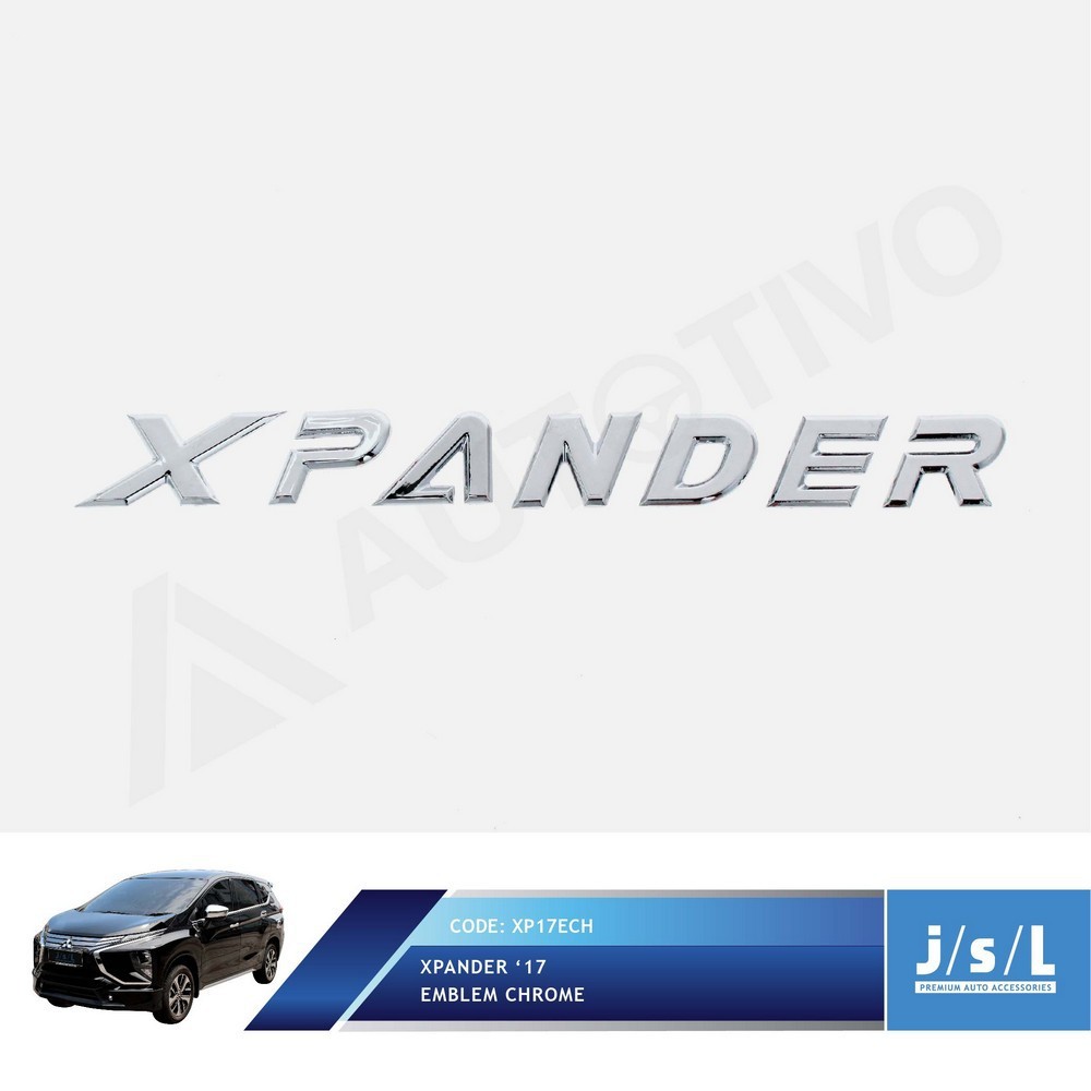 JSL Emblem Chrome Krom Xpander-1