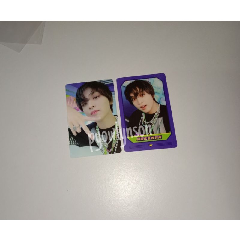 Photocard matching card Glitch Mode game card Haechan Jisung Jeno set nct dream official