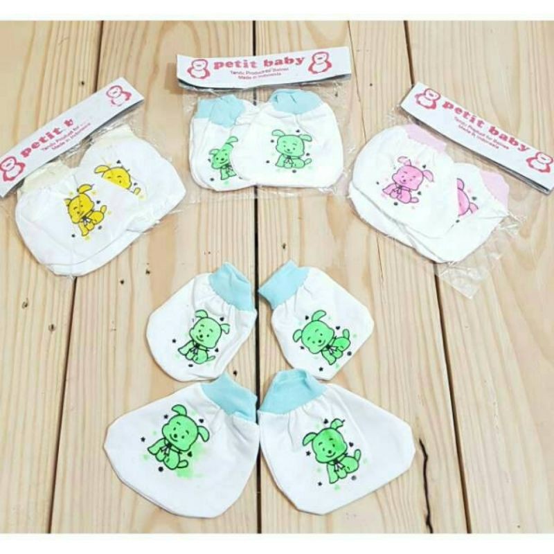 3 SET PETIT BABY SARUNG TANGAN +SARUNG3 KAKI