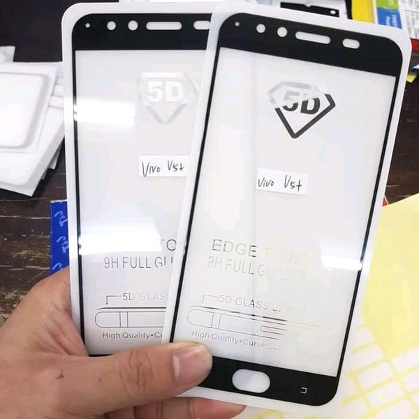 TEMPERED GLASS FULL LEM &amp; FULL COVER VIVO V5 PLUS ( V5+ )/ Anti Gores Vivo V5 plus