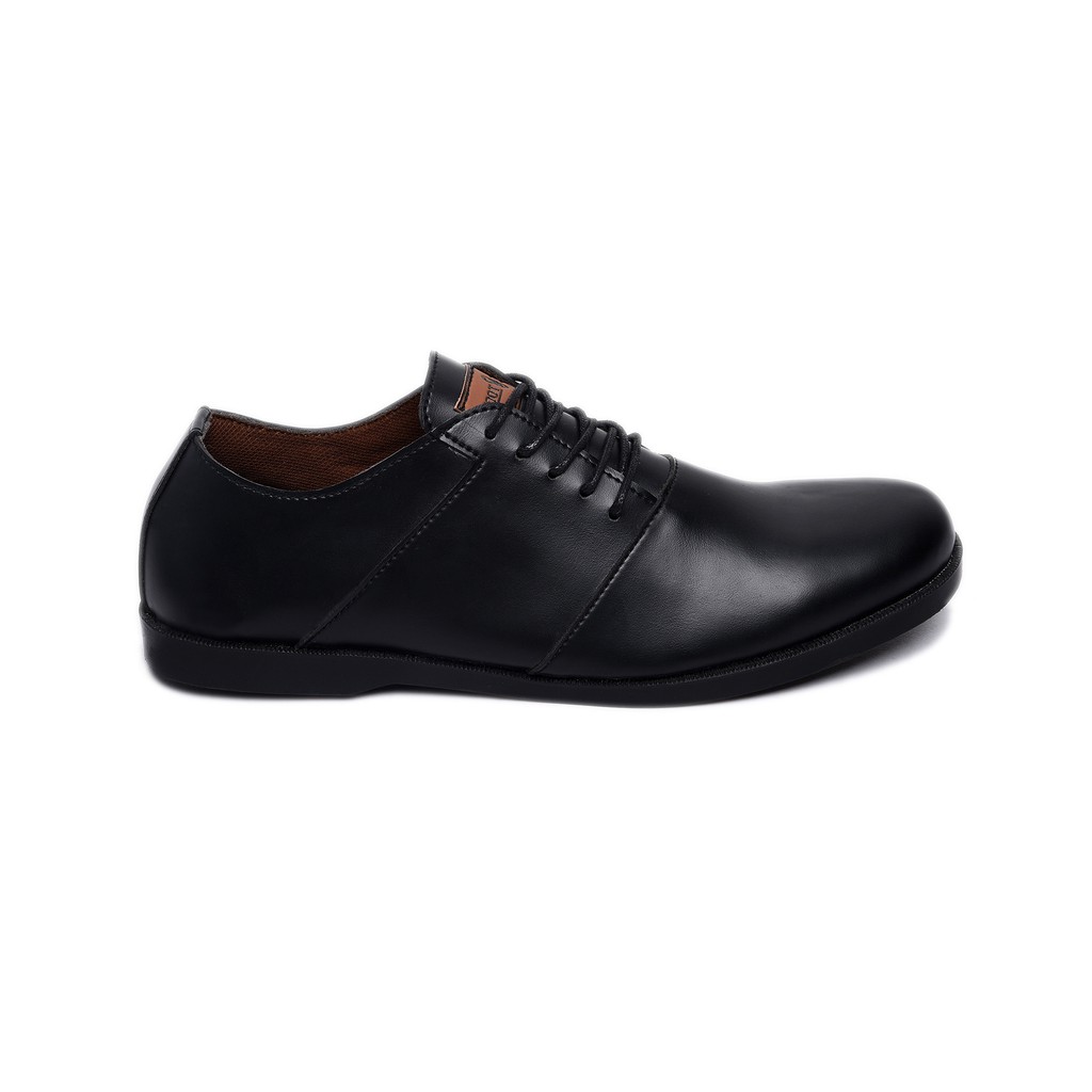 Sepatu Pantofel Casual Klasik Pria Men Oxford Original Footwear | Arbeiten 0.4 Black |FORIND FSTP