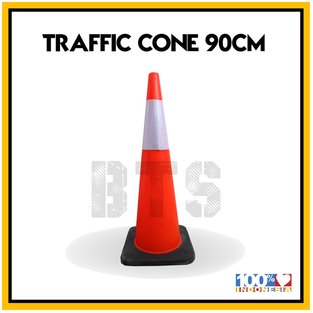 Jual Traffic Cone Cm Base Hitam Shopee Indonesia