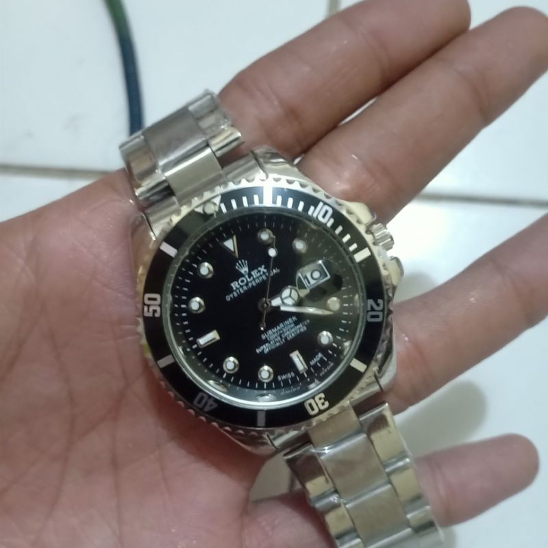 JAM TANGAN ROLEX SUBMARIN TANGGAL AKTIF WATER RESISTANT