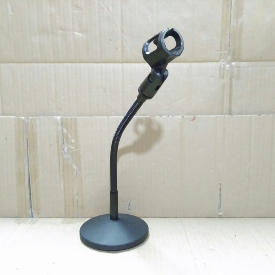 STAND MIC MEJA BLACKSPIDER IS 32B TABLE STANDDING MICROPHONE