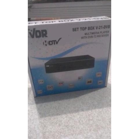 Set Top Box (STB) DVB T2 Receiver TV untuk menikmati TV Digital